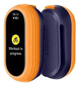 Xiaomi Smart Band 9 Running Clip Polycarbonate and Thermoplastic Polyurethane Blue Orange