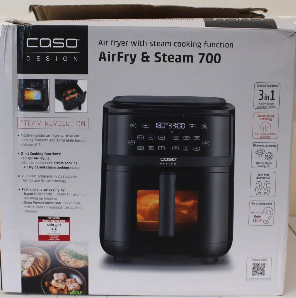 Caso Steam & AirFry 700 аэрогриль, 1700 Вт, 7 л Photo 7