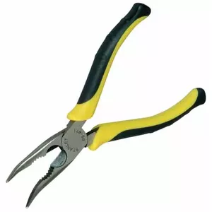 Плоскогубцы STANLEY FatMax изогнутые тонкие (длинный нос) 200 мм, черно‑жёлтые