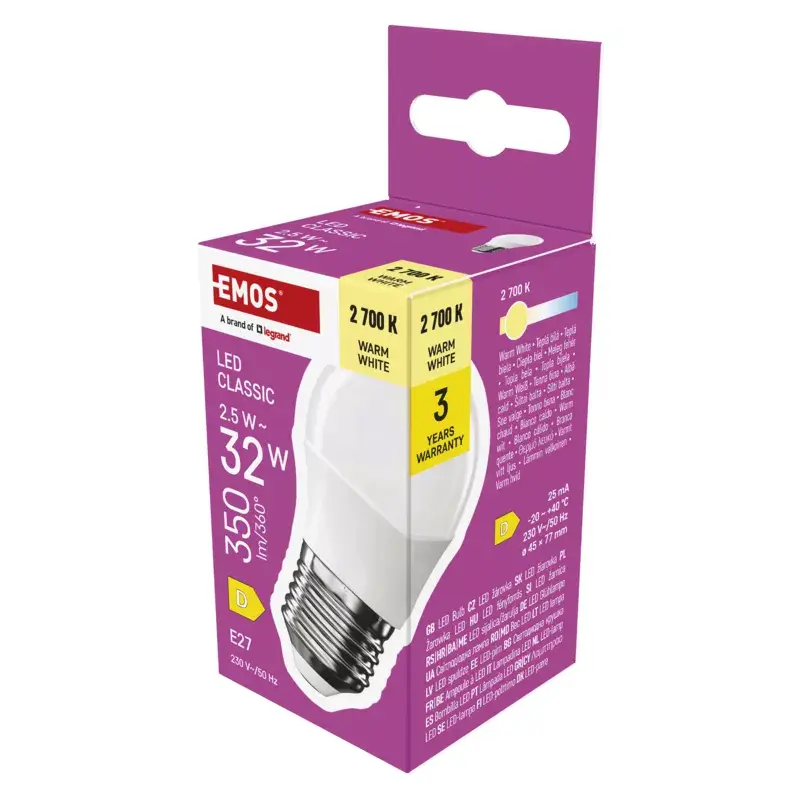 LED spuldze EMOS CLS MINI GLOBE
