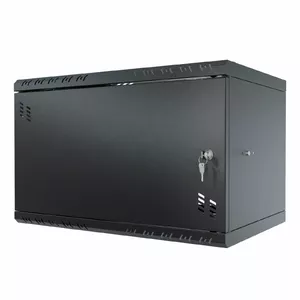 19" rack cabinet Stalflex S-RC19-6U-350MB, 6U, metal door, black