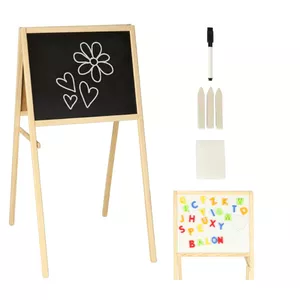Double-sided magnetic wooden board RoGer RO-3732 — educational accessory, magnetic drawing and learning surface