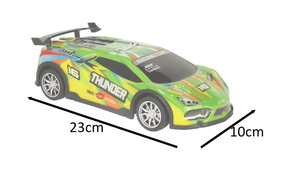 Remote Control Sport Car RoGer RO-3373-GN 1:18 Photo 6