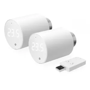 Thermostatic valve Shelly TRV smart radiator valve, M30 x 1.5mm, Wi‑Fi, battery (2×AA), white, 2 pcs