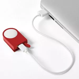 LED clip light Lexon Lucie LL121R, red, portable clip-on illumination