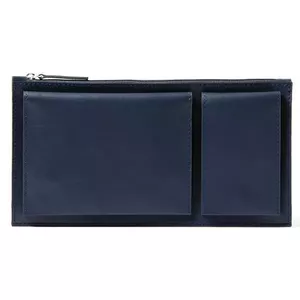 Wallet Lexon Flat Travel Multifunctional LN2500B dark blue — compact travel wallet with card and document pockets