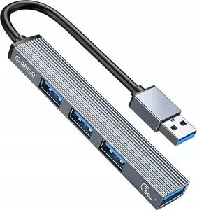 USB-хаб ORICO AH-A13-GY-EP-HW — 1× USB-A 3.1, 3× USB-A 2.0, модель AH-A13-GY-EP-HW