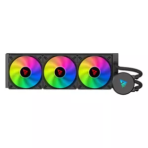 All-in-one liquid CPU cooler SAVIO VELOX 360 MM Black — 360mm radiator, 2 fans, PWM, 3-pin connectors