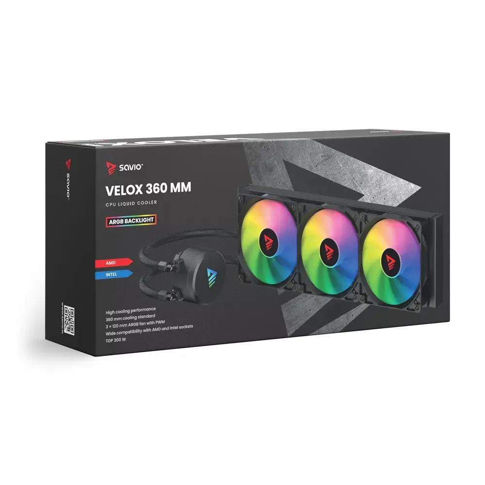 SAVIO VELOX 360 MM all-in-one šķidruma dzesētājs Photo 3