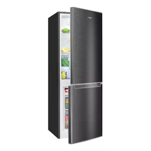 Freestanding fridge BOMANN KG 7359 — 173 L total (121 L fridge, 52 L freezer), C class, black