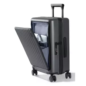 Carry-on suitcase Xiaomi Front Pocket hard shell 38 L, polycarbonate, 364×364 mm, 3.5 kg, black