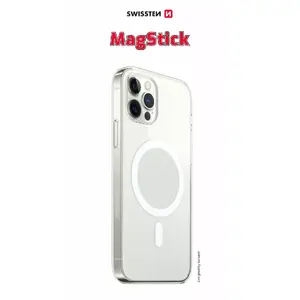 Protective Back Case SWISSTEN Clear Jelly MagStick for Apple iPhone 15 Plus, transparent, MagSafe-compatible