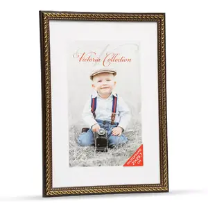 Photo frame Victoria Collection Victoria Action 4 A4 black/gold