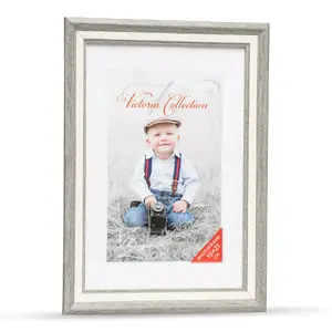 Фоторамка Victoria Collection Victoria Action 2 для фото 15×21 см, серо‑белая