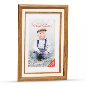 Photo frame Victoria Collection Victoria Action 2 10x15 cm brown/white