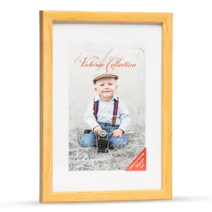 Photo frame Victoria Collection Aura 15x21 cm natural wood finish