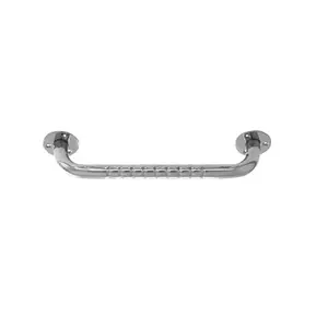 Handrail SUNDO 17040 stainless steel, wall-mounted corrugated design, 40 cm, 3.2 cm diameter, 130 kg load