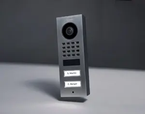 Video doorphone door bird D1102V V4A Stainless Steel with 2 call buttons