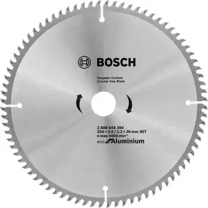 Bosch 2608644394 Circular Saw Blade 25.4 cm 80 Teeth 3 cm Bore for Aluminium and Metal