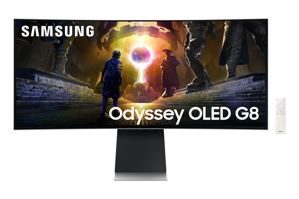 Samsung G85SD Odyssey OLED izliekts spēļu