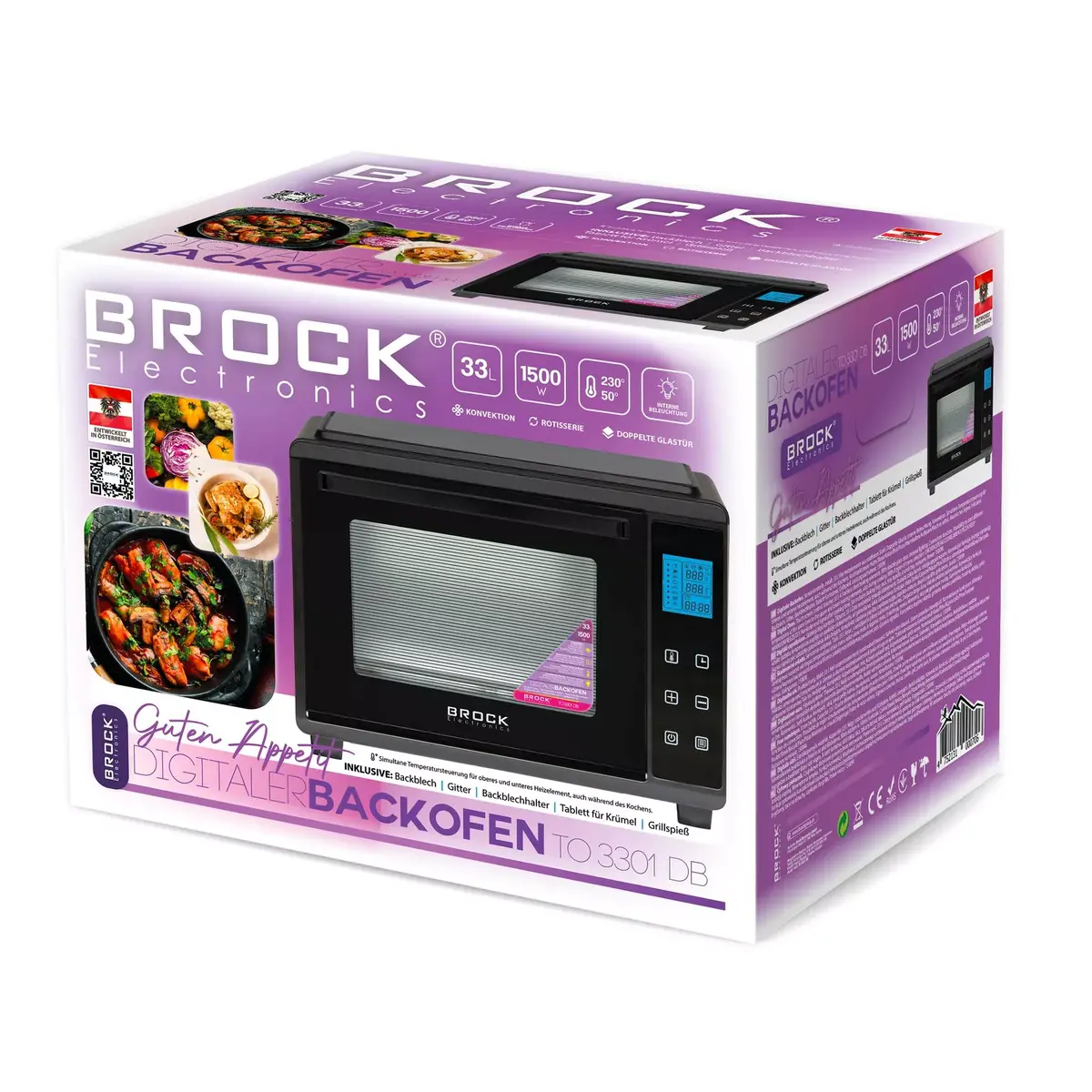 Мини-печь BROCK TO 3301 DB Photo 2