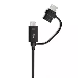 USB data cable Samsung EP-DG950CBE-C-OEM — 2in1 Type-C and Micro USB, 1.2 m, black
