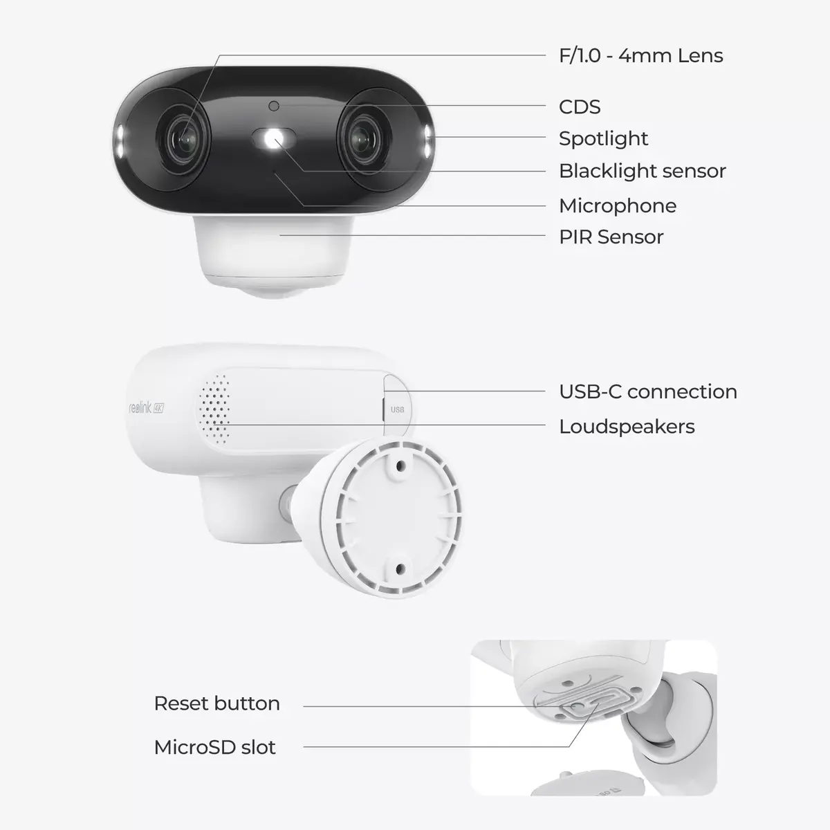 IP videonovērošanas kamera Reolink Argus Series B740X IP66 Photo 9