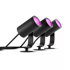 Smart suspension light Philips Hue White and colour ambience Lily Outdoor spot light 1741430P7 LED Black