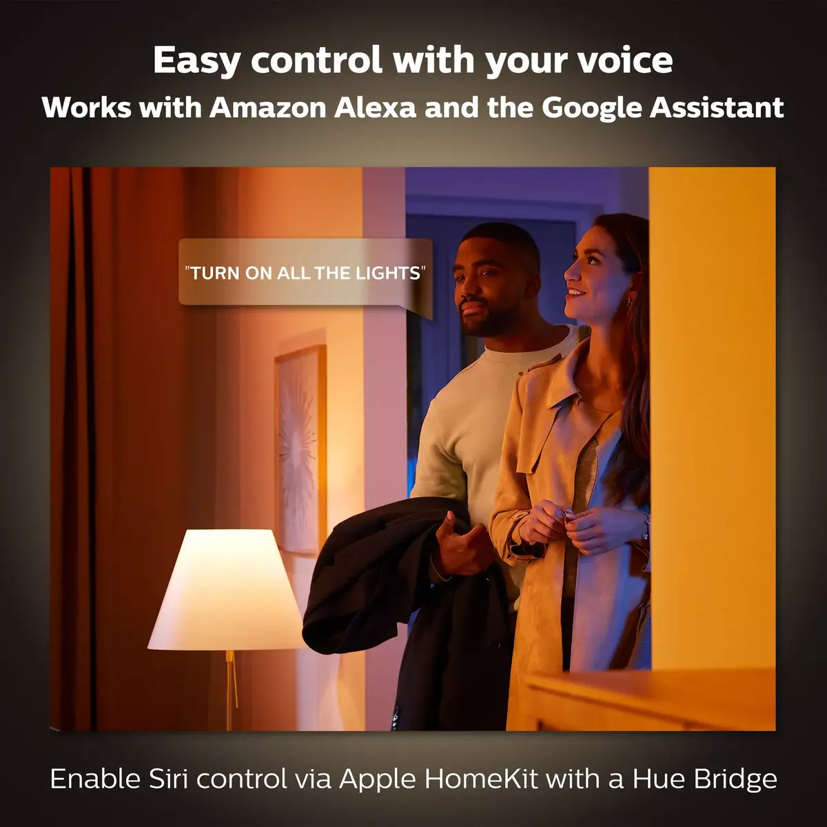 Smart bulb Philips Hue White and colour ambience Candle E14 Photo 5