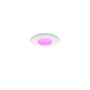 Philips Hue Slim Recessed LED Spotlight 8.3W, 6500K, IP44, Dimmable, White