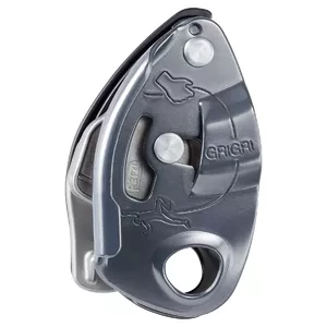 Tubular belay device Petzl GRIGRI Aluminium, Steel – assisted-braking belay, grey