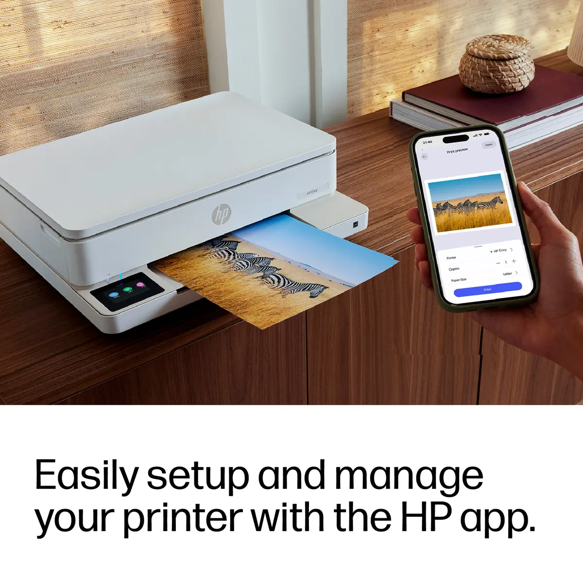 HP ENVY 6122e Wireless All-in-One Color Printer Photo 15