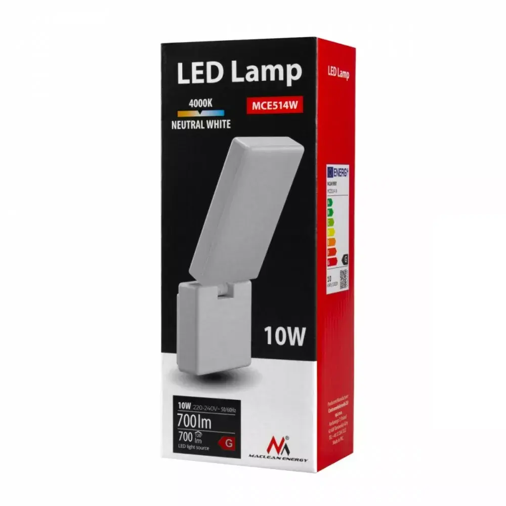 LED lamp MACLEAN MCE514W 10W 4000K Photo 9