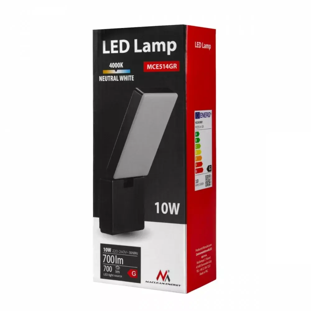 LED lamp MACLEAN MCE514GR — 10W IP65 Photo 9