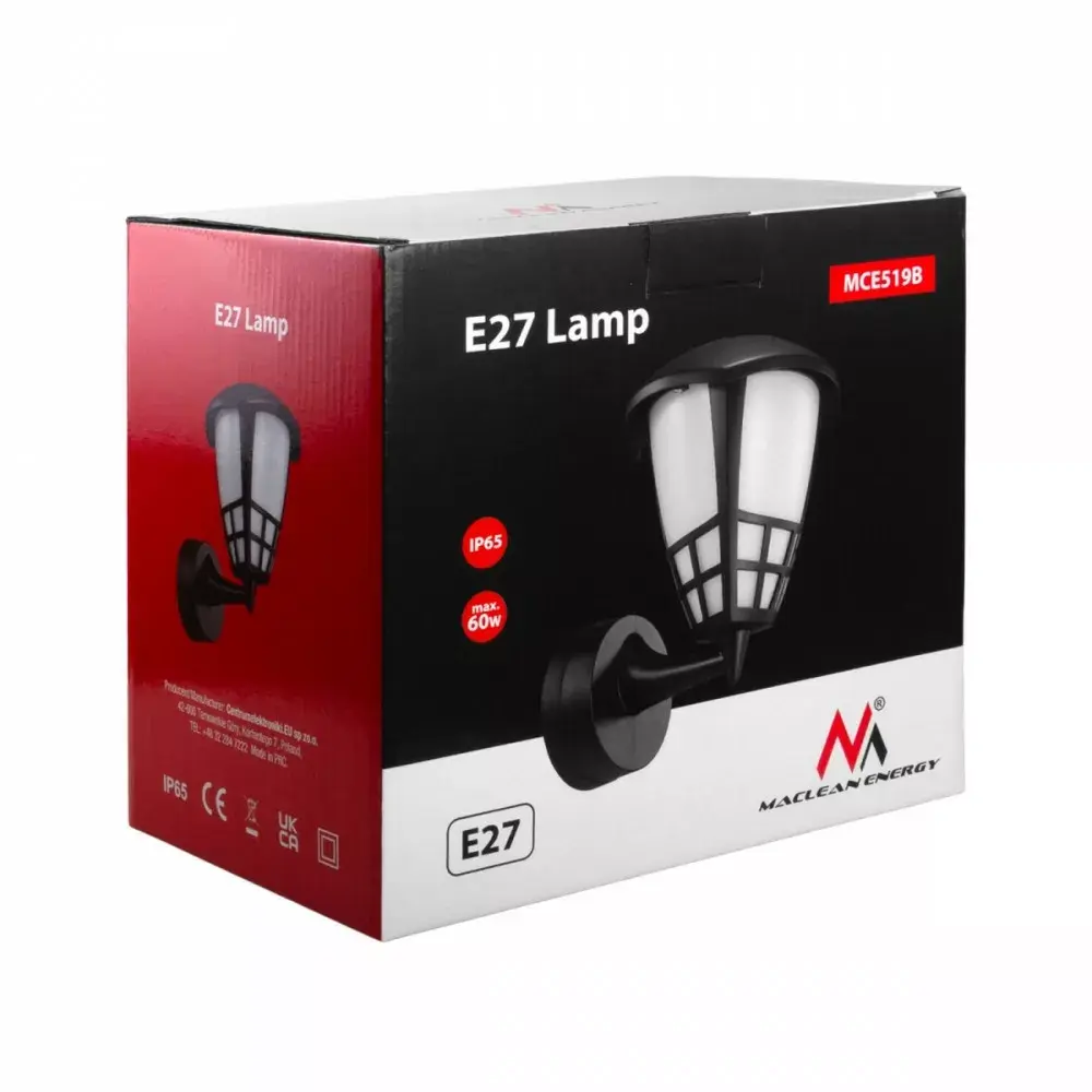 Āra sienas lampa MACLEAN MCE519 B Photo 3