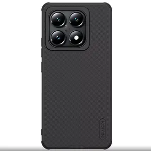 Задняя защитная крышка Nillkin для Xiaomi 14T Pro — чёрная Super Frosted PRO с магнитом