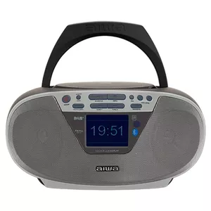 Portable Boombox radio aiwa BBTU-500DAB/SL with DAB+, FM, CD player and USB playback