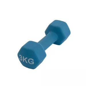 Vinyl Dumbbell OUTLINER LS2001 3 kg – single hand weight, vinyl-coated