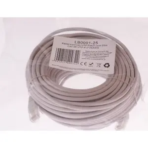 UTP Patch Cable LIBOX 25m CAT5e 4x2x26AWG — Ethernet UTP 25 m