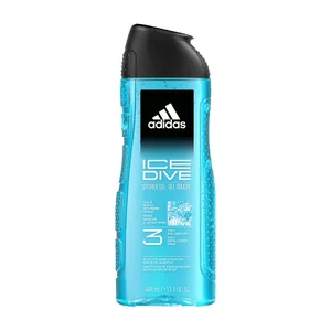 Гель для душа ADIDAS Men Ice Divine 3in1 400 мл — для тела, волос и как кондиционер