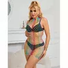 Сетчатое платье SUBBLIME Rainbow высокий ворот без рукавов Photo 7