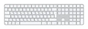 Apple Magic Full-size Universal Keyboard with Touch ID USB and Bluetooth QWERTY Russian White