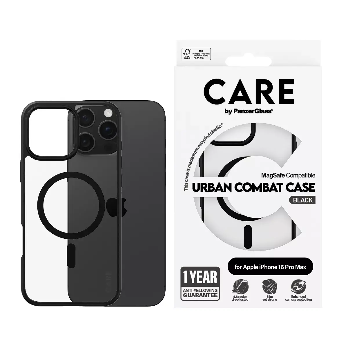 Cover PanzerGlass CARE by Flagship Case iPhone 16 Pro Max Photo 2