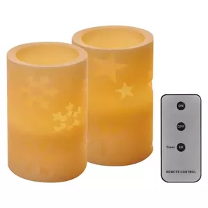 LED-украшение EMOS DCCV14 — 2× восковая свеча 12,5 см с таймером