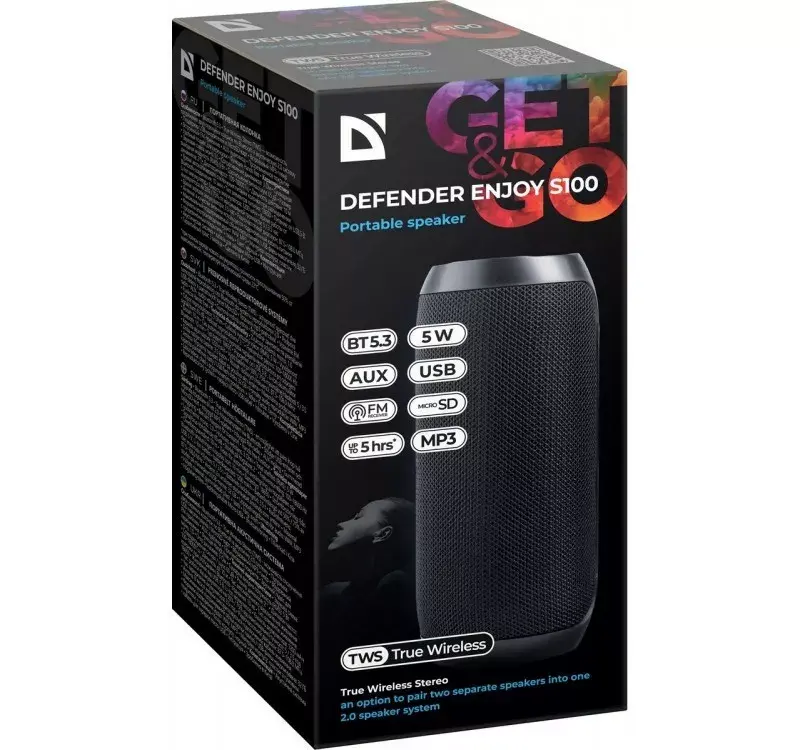 DEFENDER ENJOY S100 Bluetooth skaļrunis 10W Photo 4