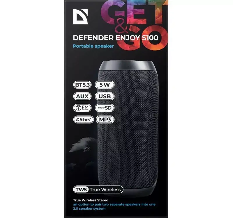 DEFENDER ENJOY S100 Bluetooth skaļrunis 10W Photo 5