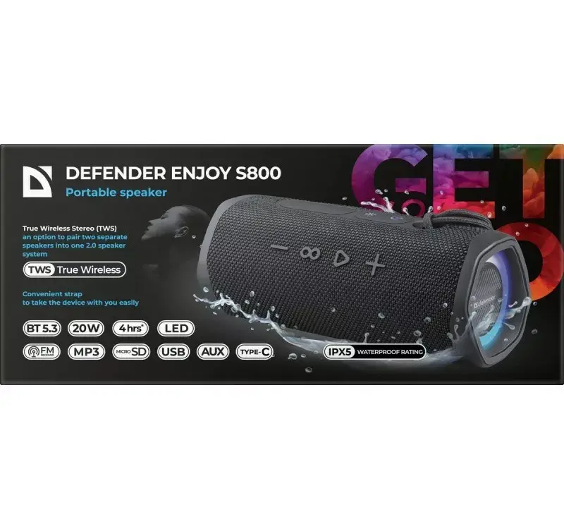 Bluetooth колонка ENJOY S800 65802 Photo 9