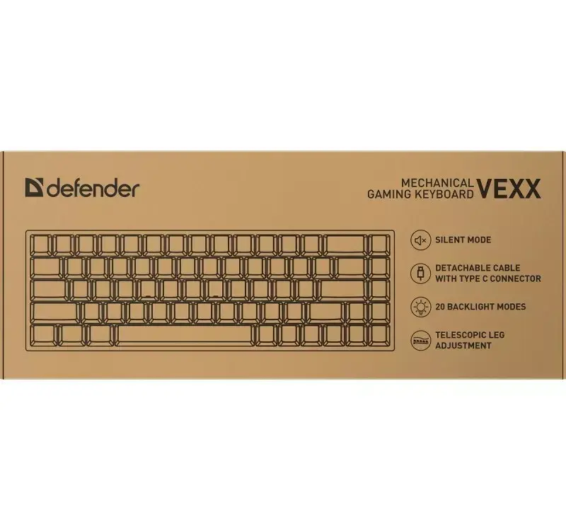DEFENDER VEXX GK-084 mechanical keyboard Photo 4