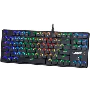 Wired Mechanical Keyboard DEFENDER CLEIK OS GK-135, compact layout, mechanical switches