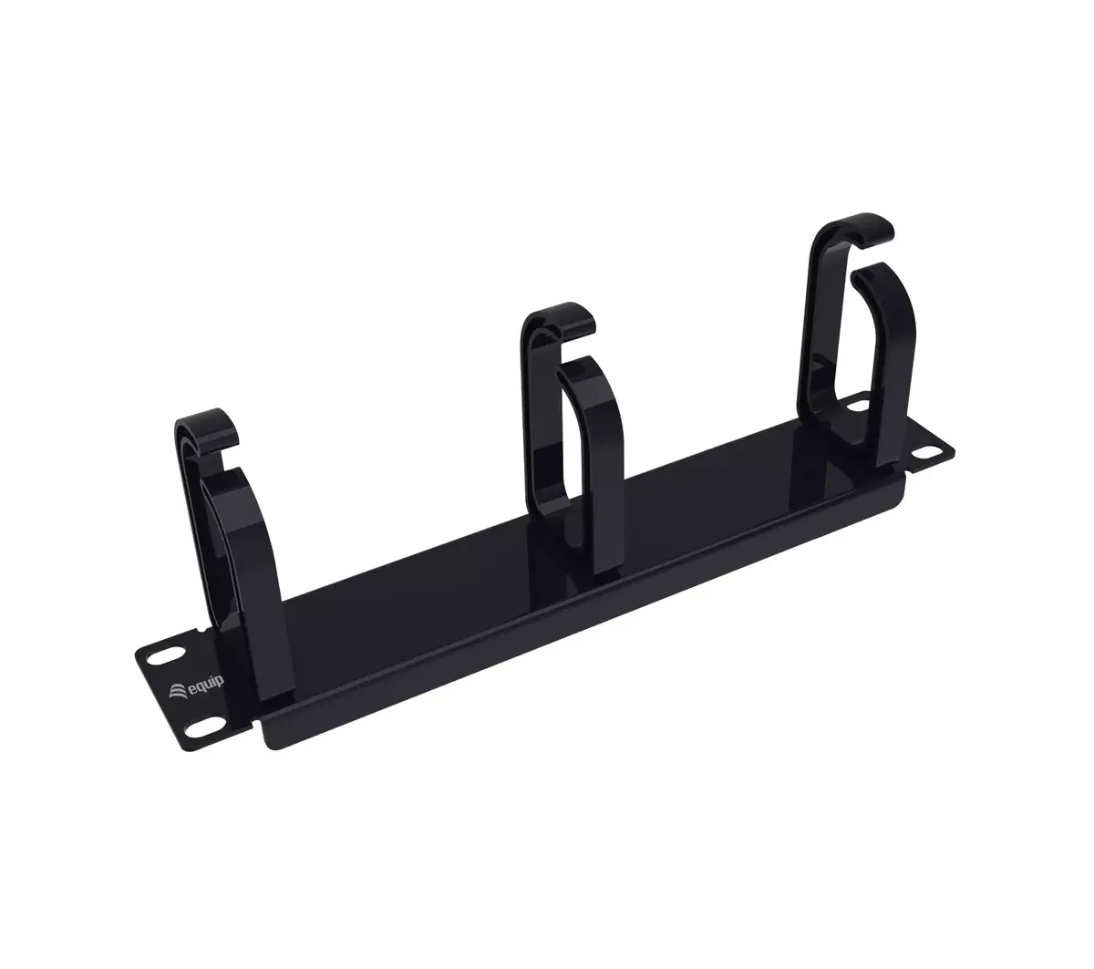 Kabeļu pārvaldības panelis Equip 10" 1U Melns Photo 4